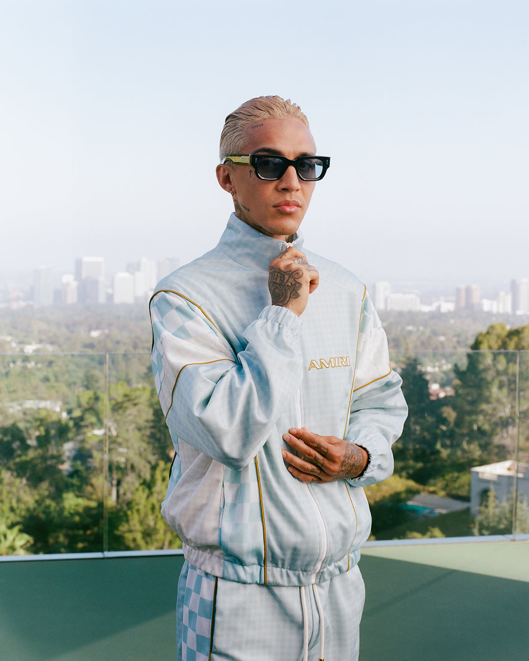 AMIRI SPORT TRACK JACKET - Sky