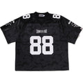 SOLID CAMO MULTI LOGO RELAXED FIT FOOTBALL JERSEY TEE MENS