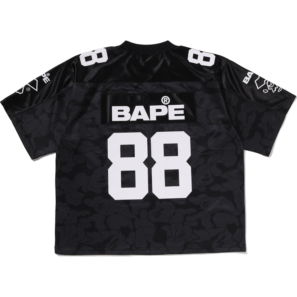 SOLID CAMO MULTI LOGO RELAXED FIT FOOTBALL JERSEY TEE MENS