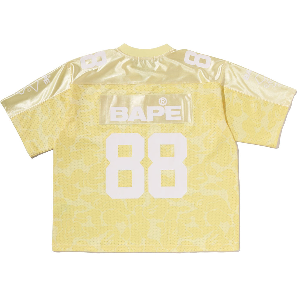 SOLID CAMO MULTI LOGO RELAXED FIT FOOTBALL JERSEY TEE MENS