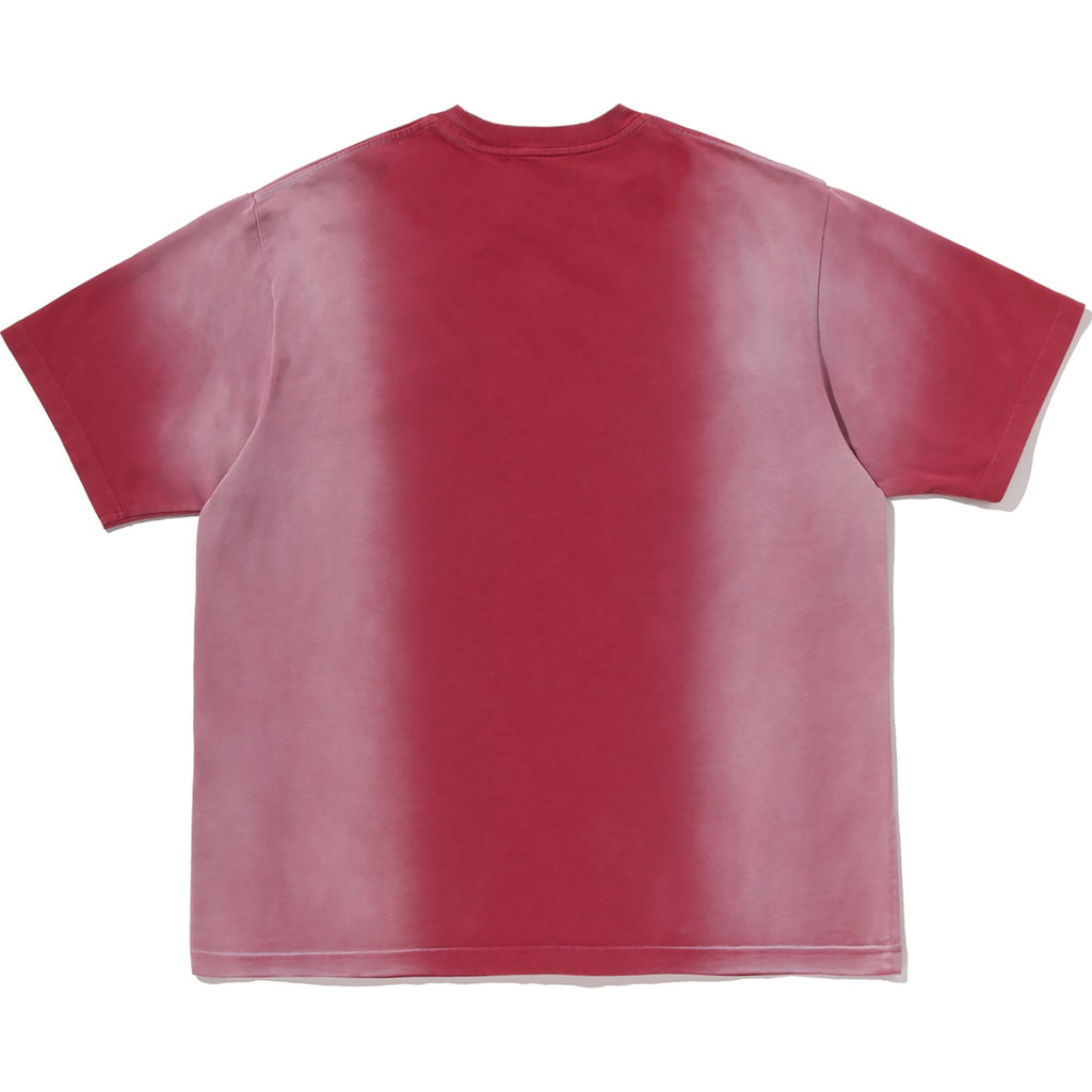 BLEACHED MULTI APE HEAD LOGO RELAXED FIT TEE MENS