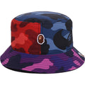 COLOR CAMO CRAZY PATTERN BUCKET HAT MENS