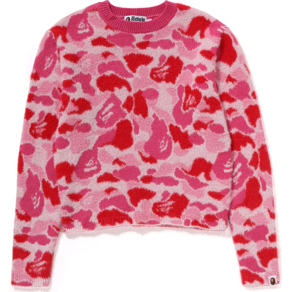 ABC CAMO SHAGGY SWEATER LADIES