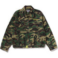 GLITCH WOODLAND CAMO BATHING APE LOGO WORKER JACKET LADIES