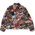 HYBRID CAMO MULTI BADGE JACKET MENS