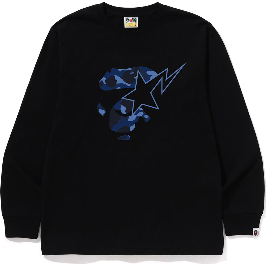 COLOR CAMO APE FACE STA LS TEE MENS