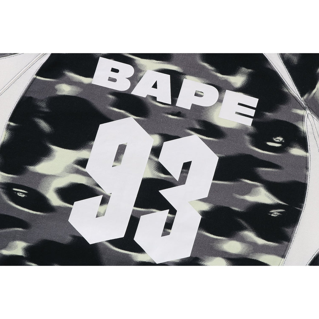 SCREEN CAMO FOOTBALL LOGO RELAXED FIT PULLOVER HOODIE MENS