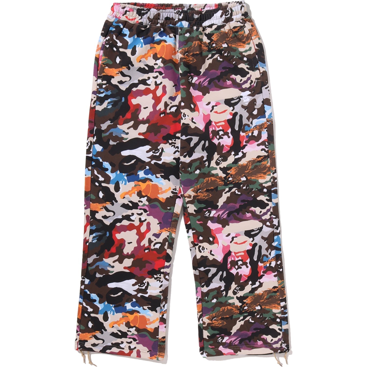 HYBRID CAMO APE FACE LOGO RELAXED FIT SWEATPANTS MENS