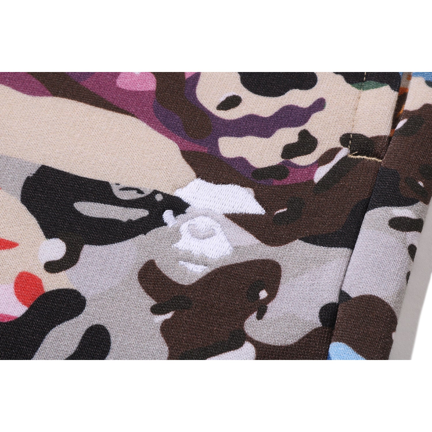 HYBRID CAMO APE FACE LOGO RELAXED FIT SWEATPANTS MENS