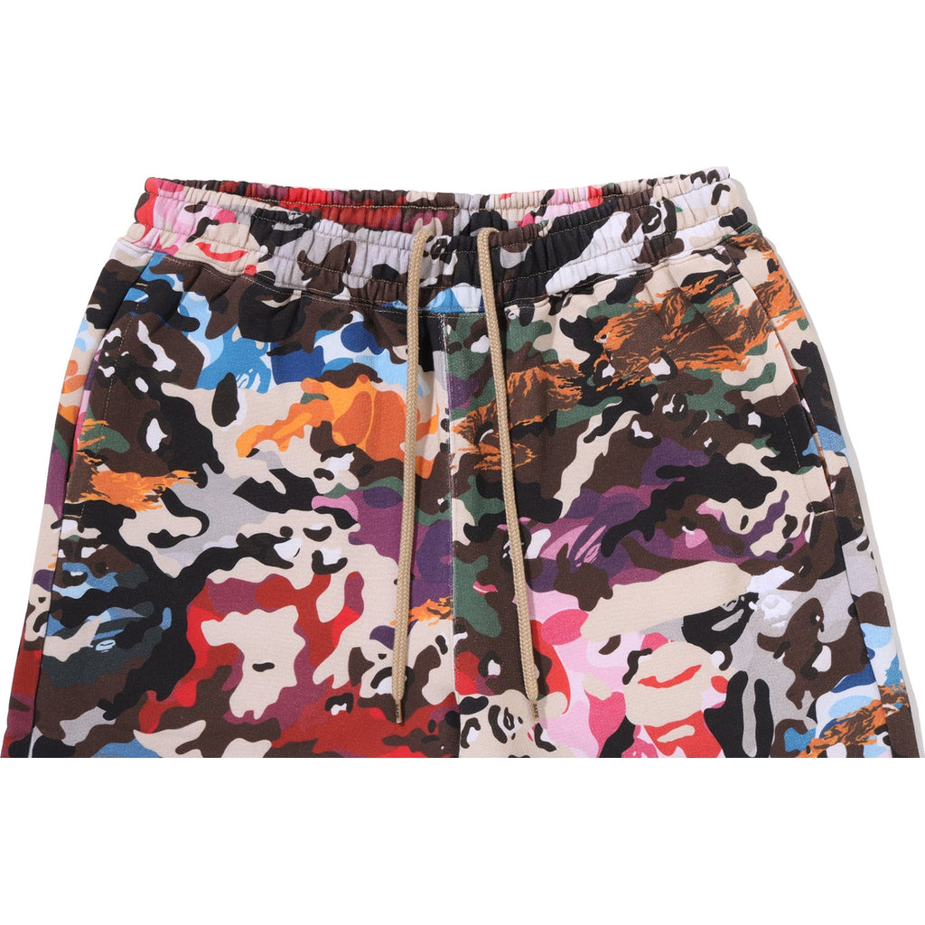 HYBRID CAMO APE FACE LOGO RELAXED FIT SWEATPANTS MENS