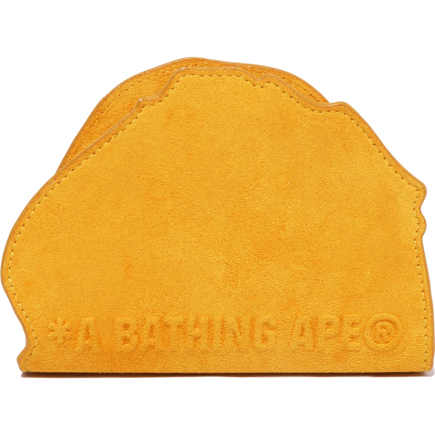 APE HEAD SUEDE EMBOSSED POUCH MENS