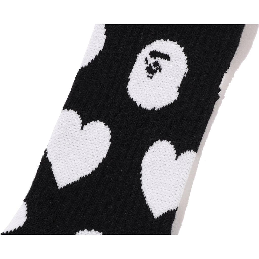 I LOVE BAPE MONOGRAM SOCKS LADIES