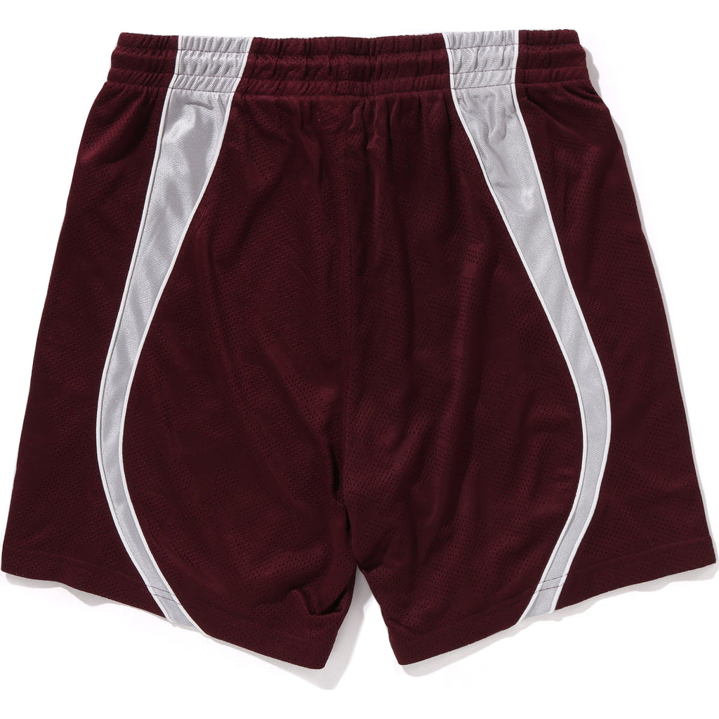 SOLID CAMO JACQUARD MULTILOGO RELAXED FIT SWEAT SHORTS MENS