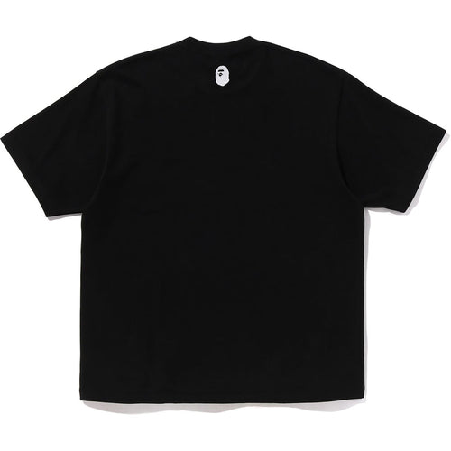 A BATHING APE LOGO RELAXED FIT TEE MENS