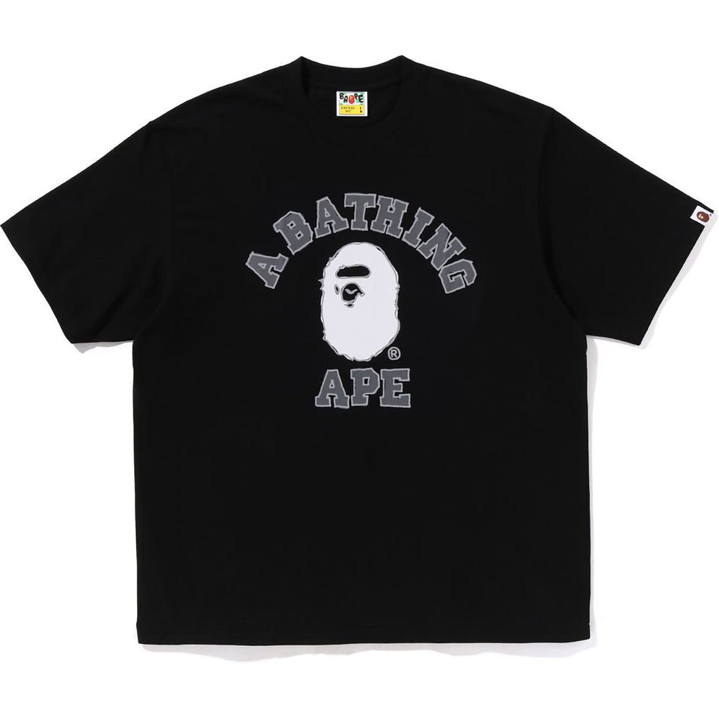 HAND DRAWN COLLEGE RELAXED FIT TEE MENS