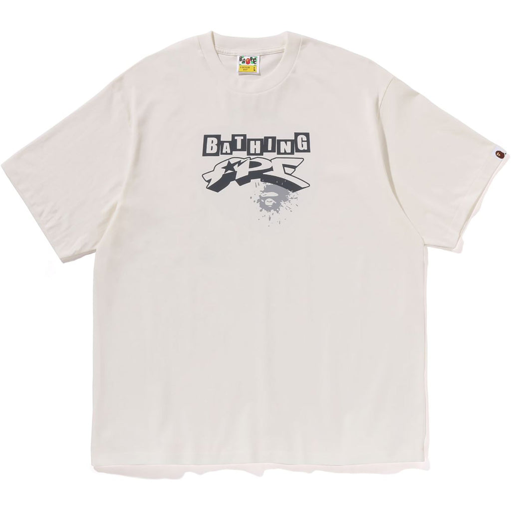 GRAFFITI BAPE LOGO RELAXED FIT TEE #1 MENS
