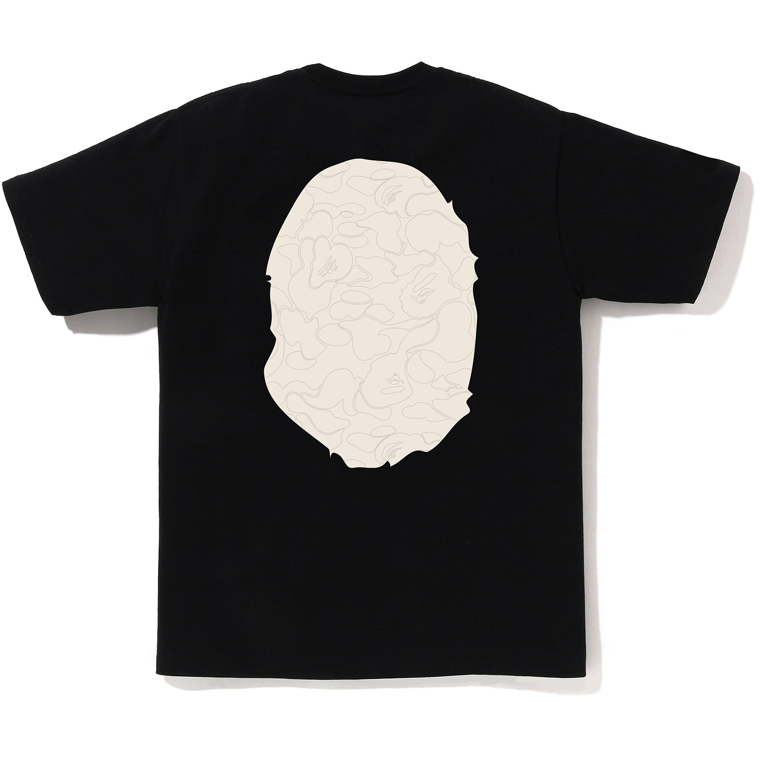 LINE CAMO BIG APE HEAD TEE MENS