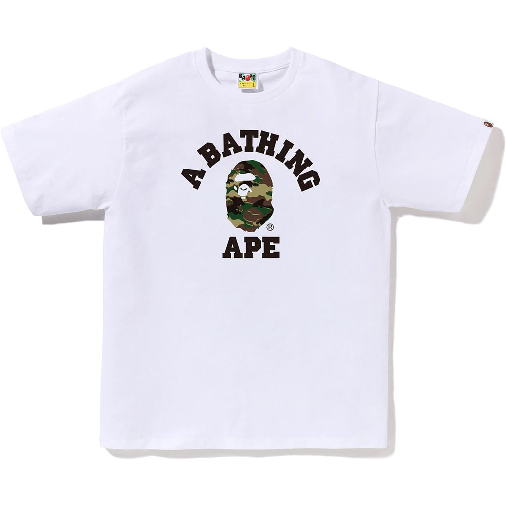 GLITCH WOODLAND CAMO COLLEGE TEE MENS