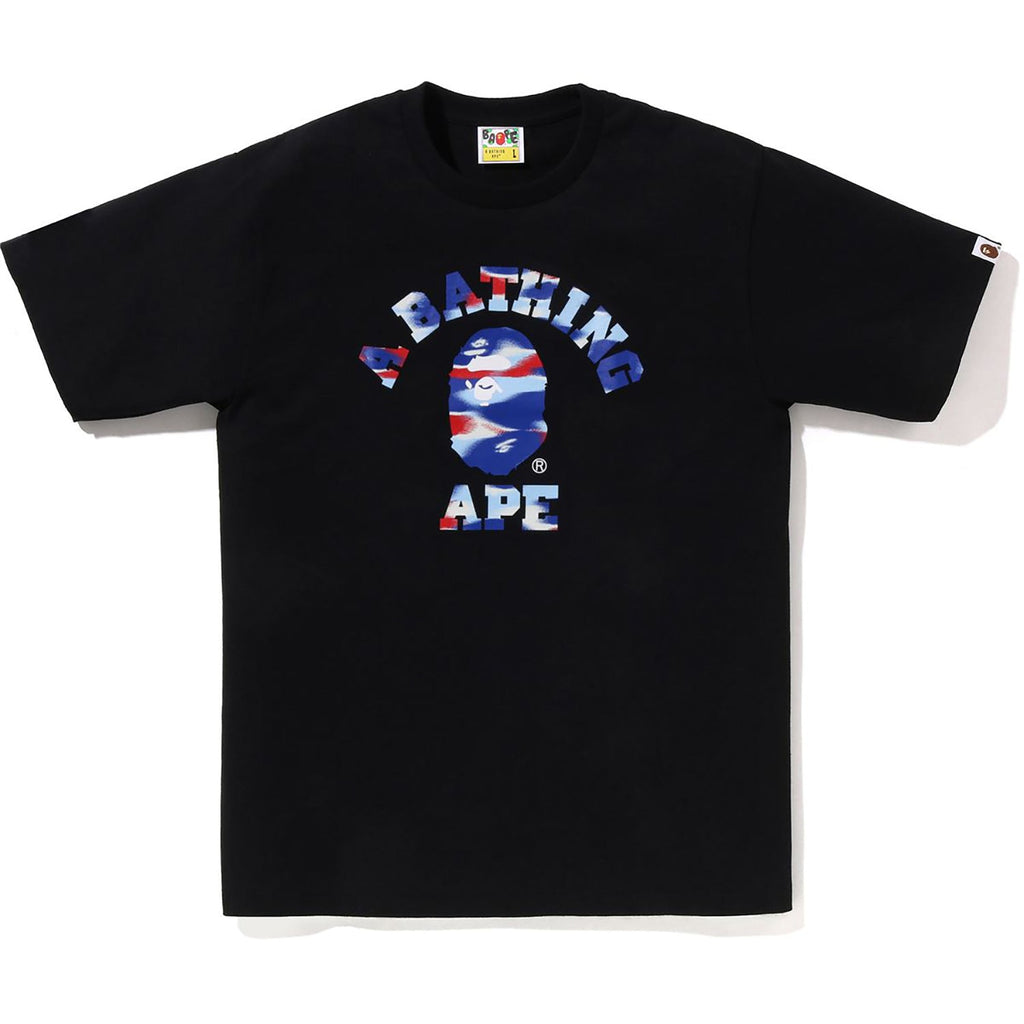 SCREEN CAMO COLLEGE TEE MENS