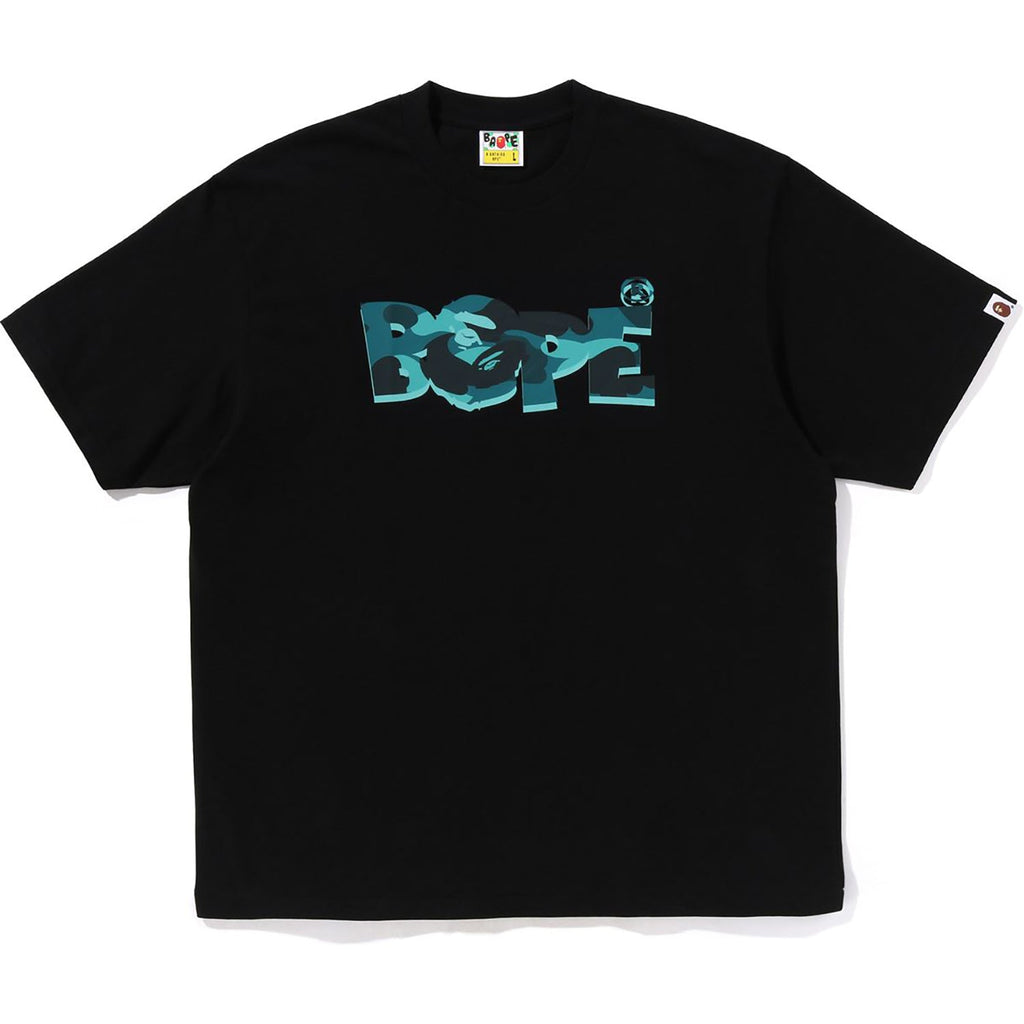 COLOR CAMO BAPE LOGO RELAXED FIT TEE MENS