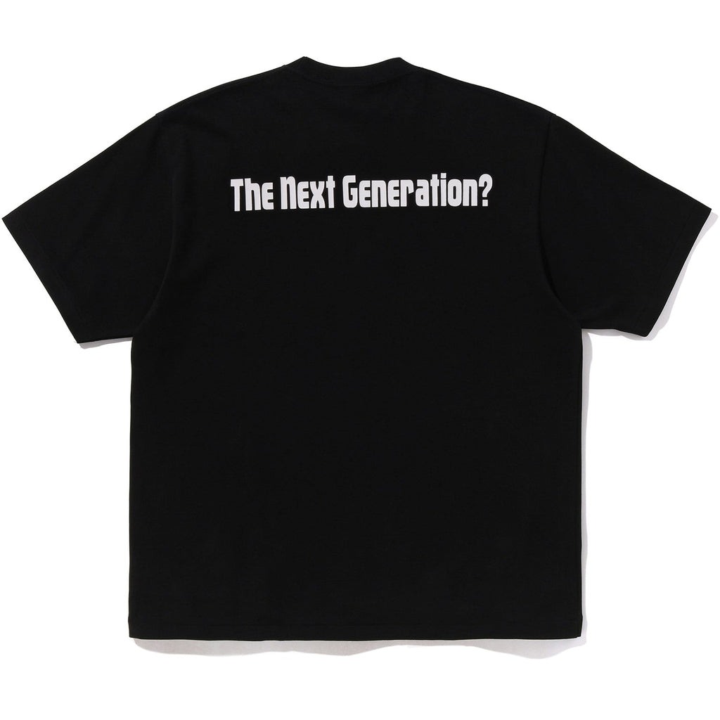 A BATHING APE LOGO RELAXED FIT TEE MENS