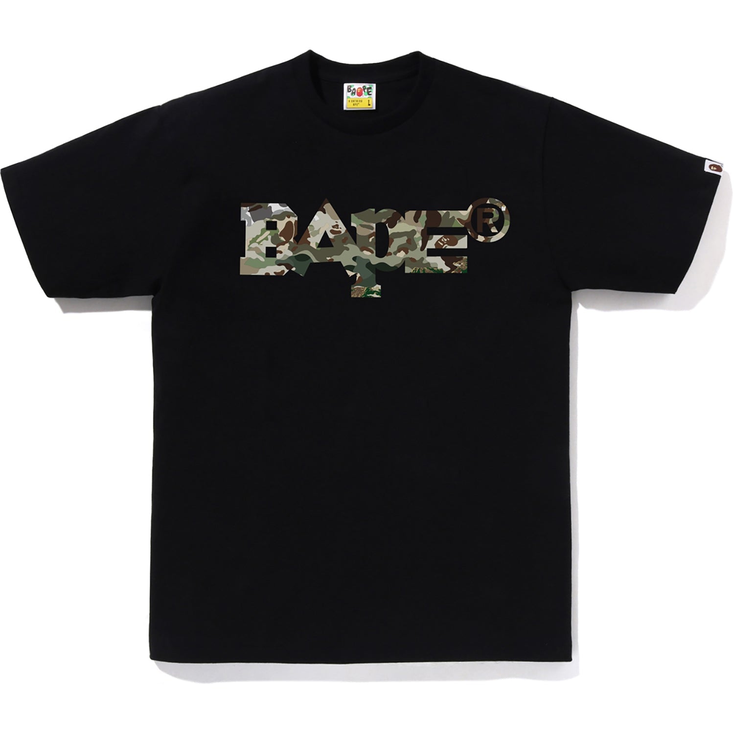 HYBRID CAMO MIXED BAPE LOGO TEE MENS