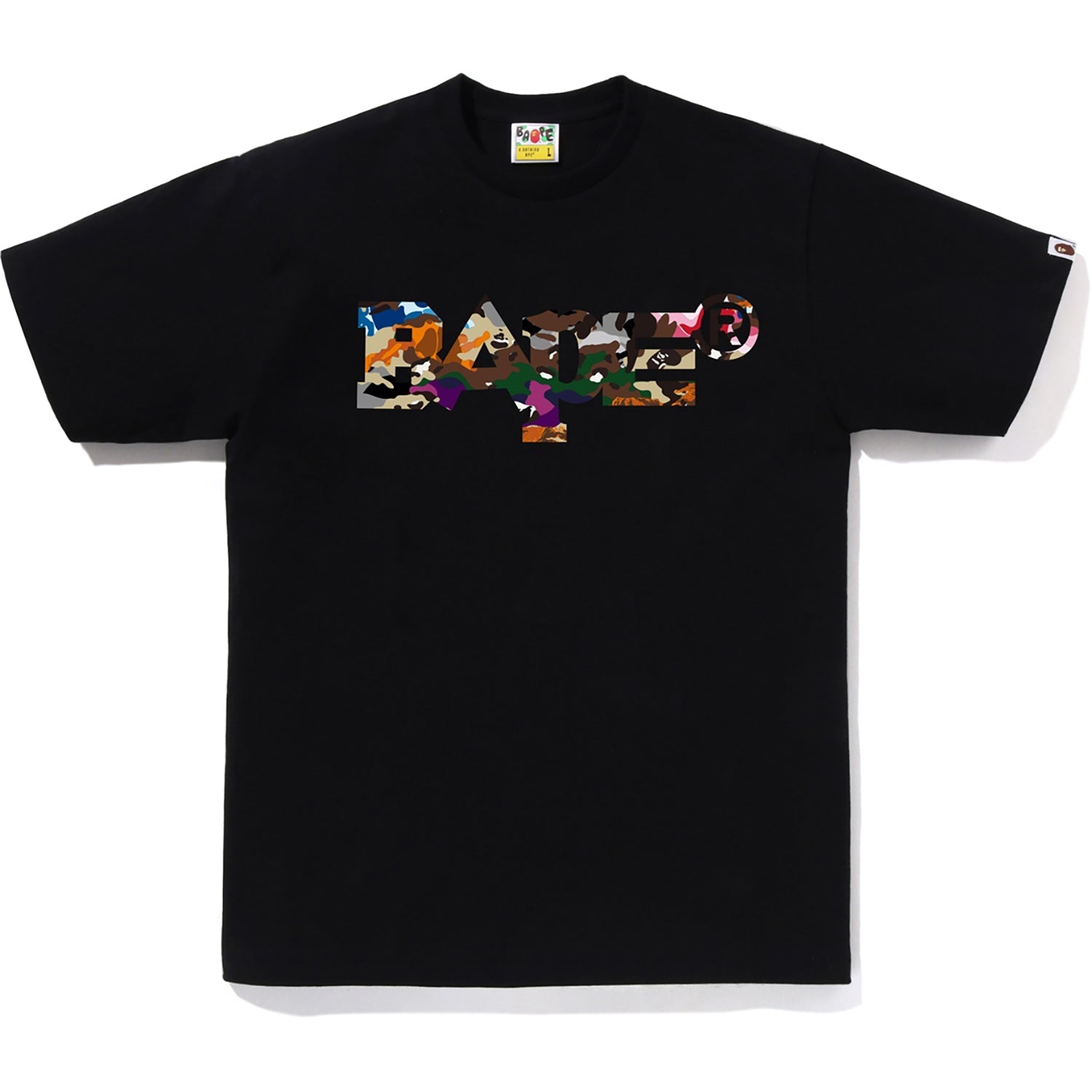 HYBRID CAMO MIXED BAPE LOGO TEE MENS