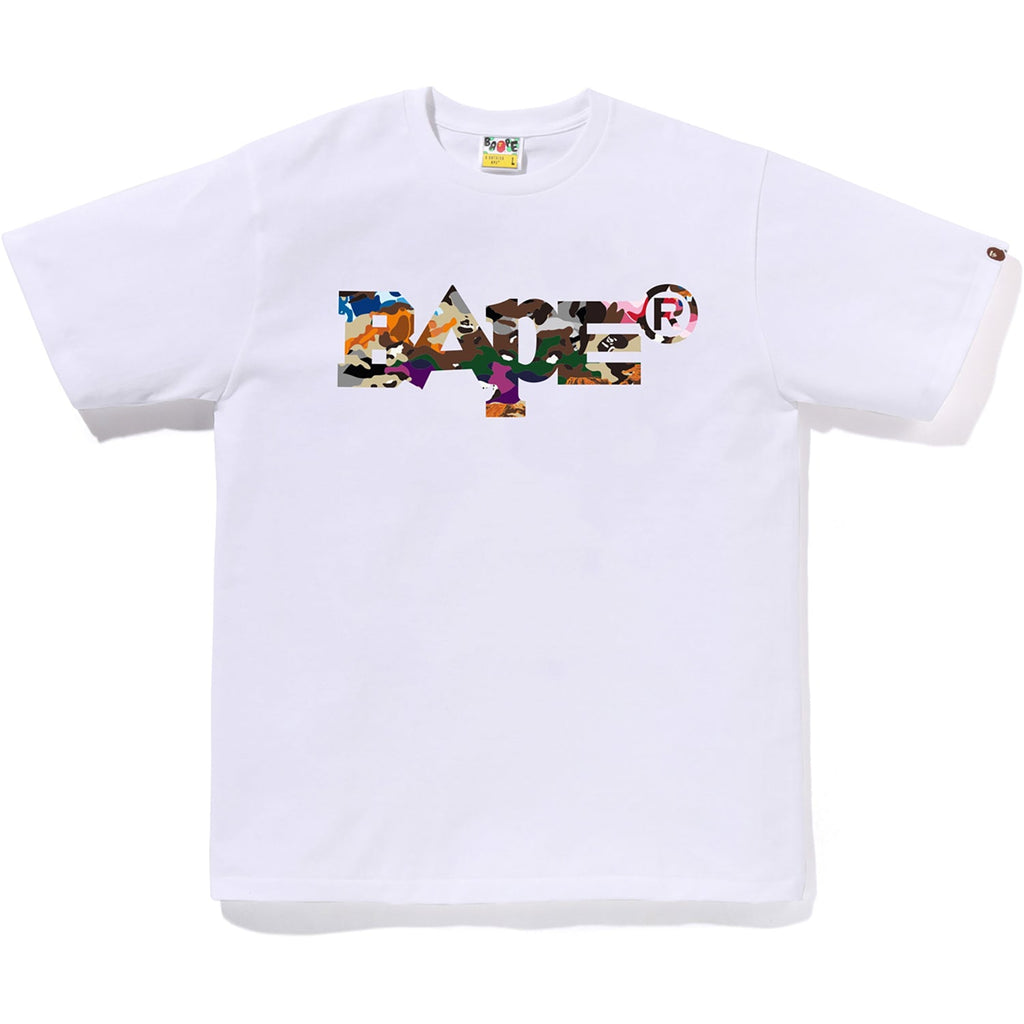 HYBRID CAMO MIXED BAPE LOGO TEE MENS