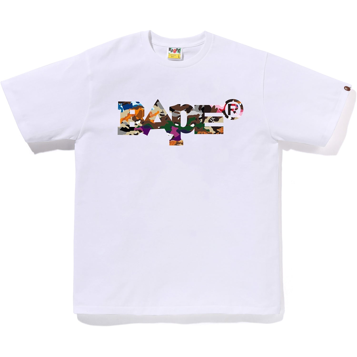 HYBRID CAMO MIXED BAPE LOGO TEE MENS