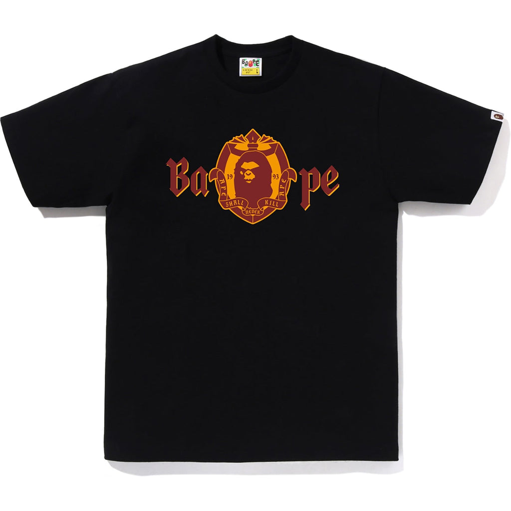 BAPE OLD ENGLISH LOGO TEE MENS