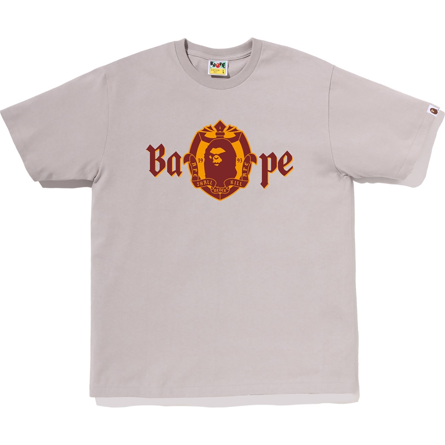 BAPE OLD ENGLISH LOGO TEE MENS