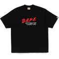 BAPE MOTTO LOGO RELAXED FIT TEE MENS