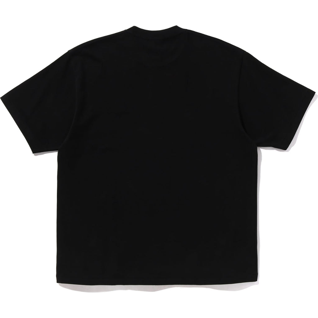 BAPE MOTTO LOGO RELAXED FIT TEE MENS