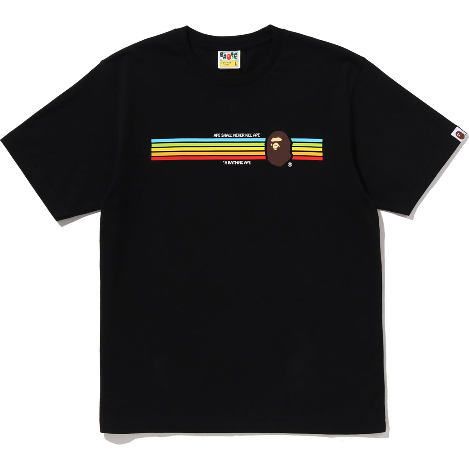 APE HEAD RAINBOW TEE MENS