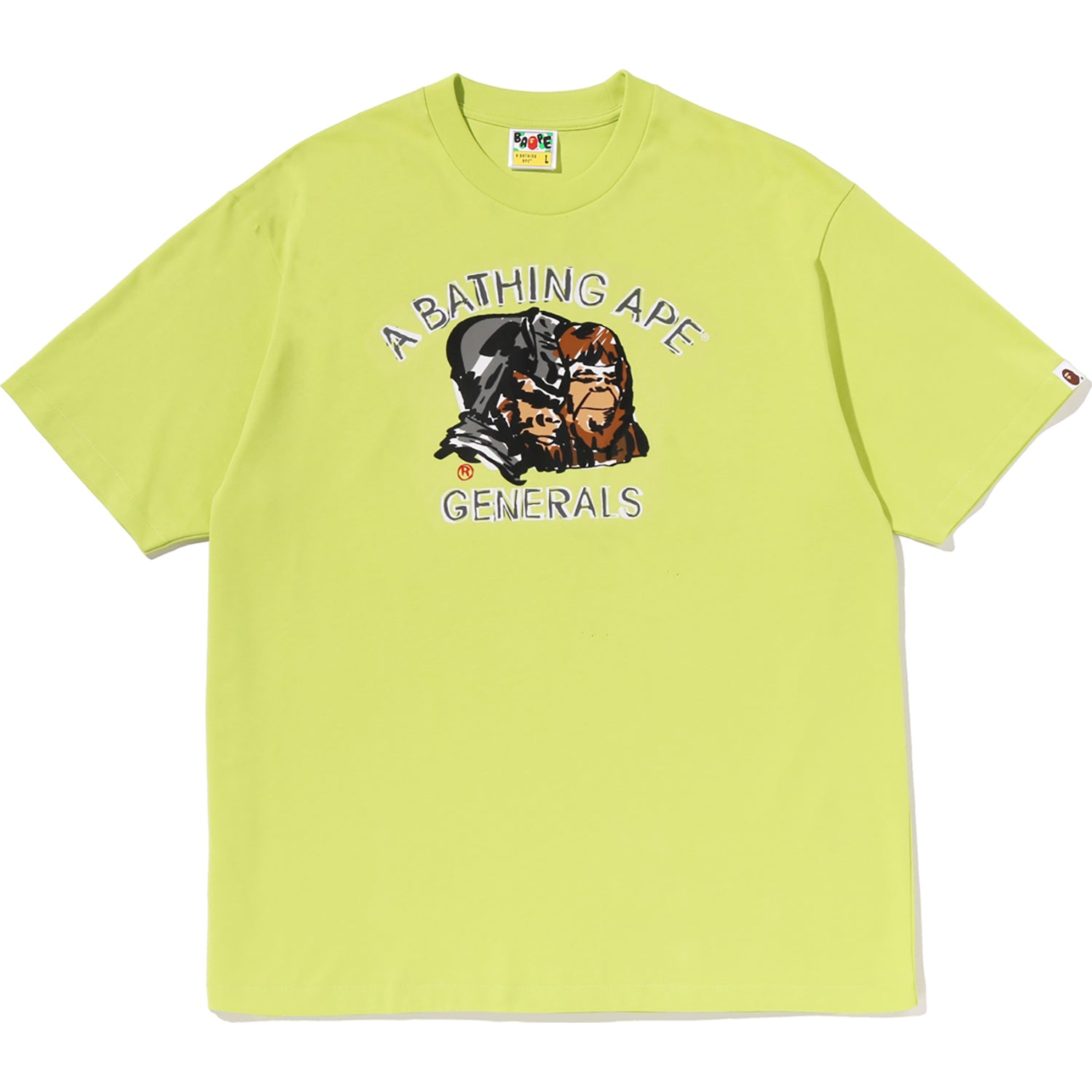 APE GENERAL HAND DRAWN RELAXED FIT TEE MENS
