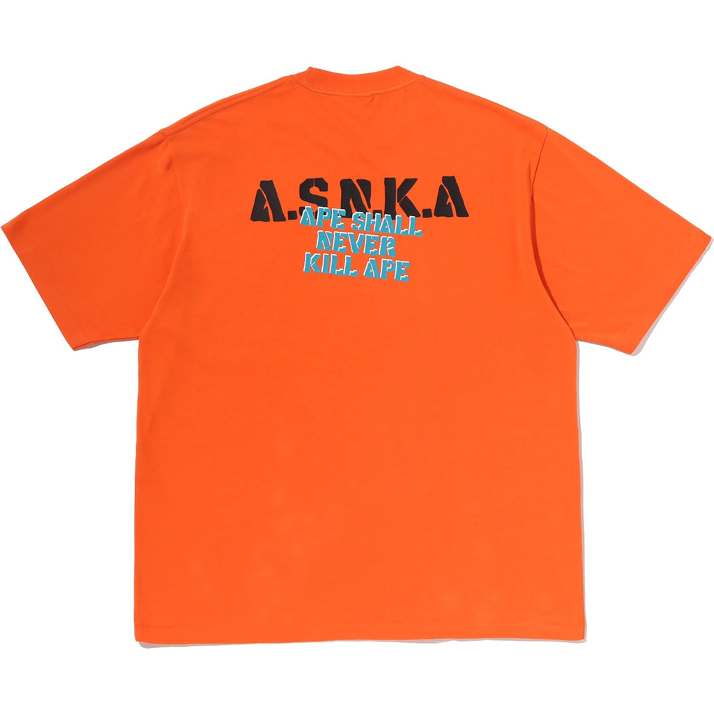 STENCIL FONT APE HEAD RELAXED FIT TEE MENS