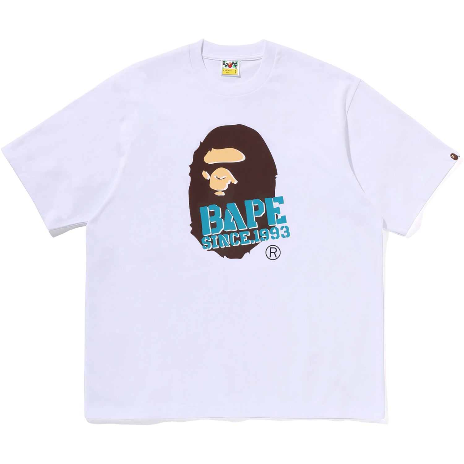 STENCIL FONT APE HEAD RELAXED FIT TEE MENS