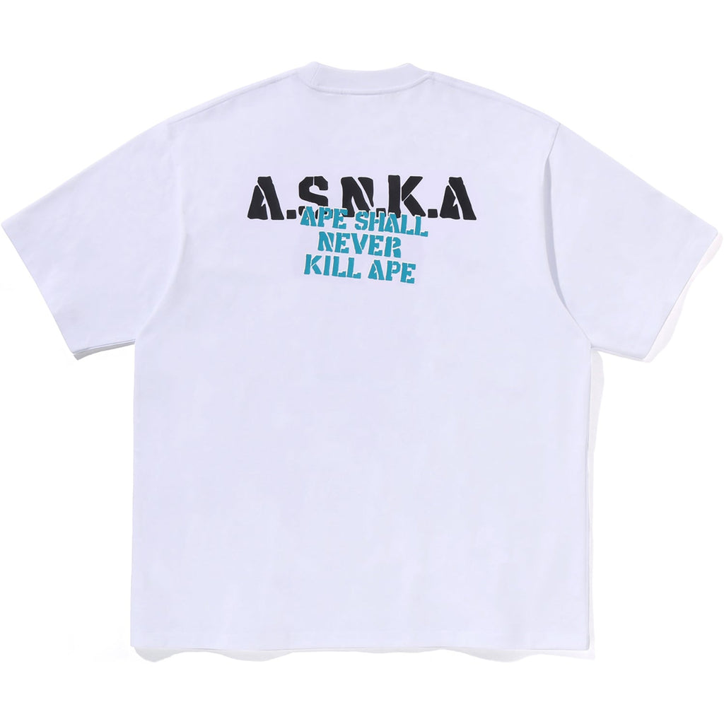 STENCIL FONT APE HEAD RELAXED FIT TEE MENS