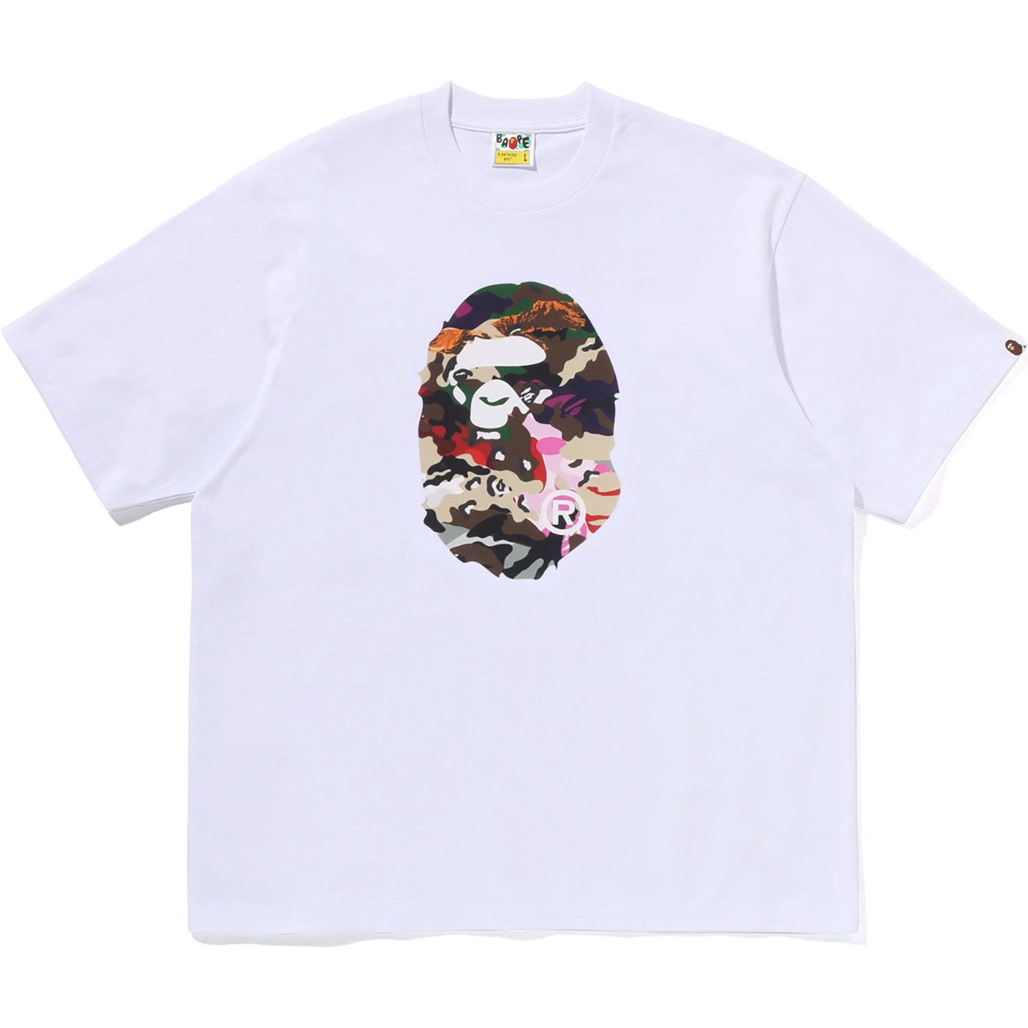HYBRID CAMO APE HEAD RELAXED FIT TEE MENS