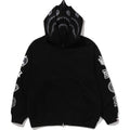 BAPE US BLACK FRIDAY DOUBLE SHARK RELAXED FIT FULL ZIP HOODIE MENS