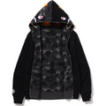 COLOR CAMO REVERSIBLE SHARK FULL ZIP HOODIE MENS