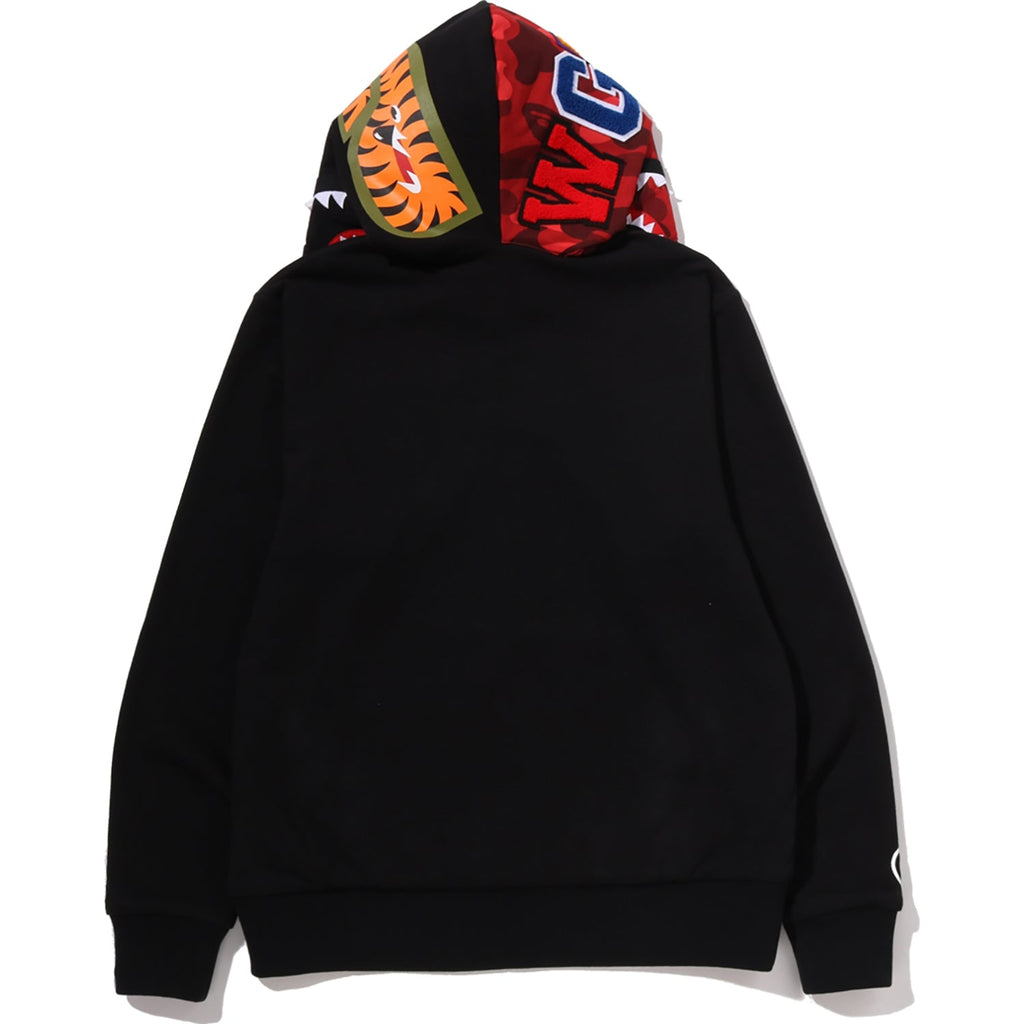 COLOR CAMO REVERSIBLE SHARK FULL ZIP HOODIE MENS