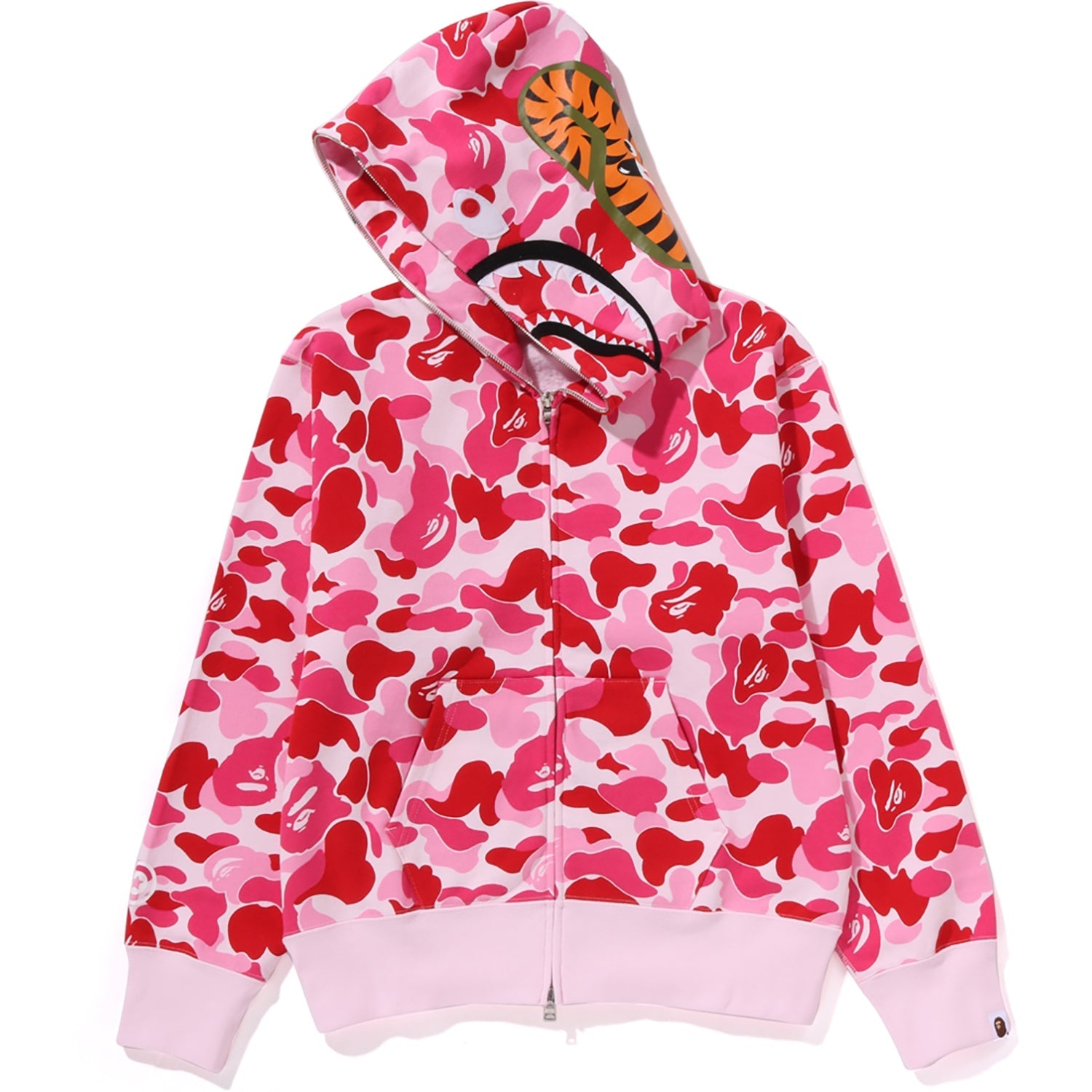 ABC CAMO SHARK FULL ZIP HOODIE LADIES