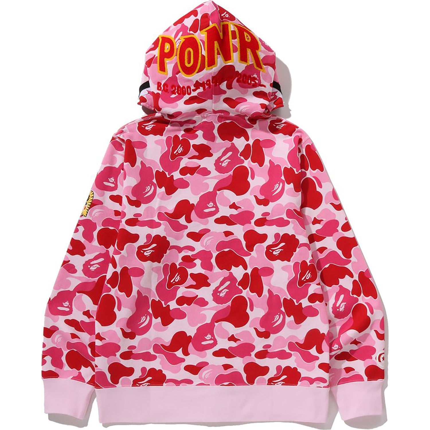 ABC CAMO 2ND SHARK FULL ZIP HOODIE MENS