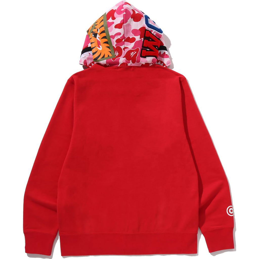 ABC CAMO SHARK FULL ZIP HOODIE MENS