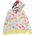 SCREEN CAMO SHARK FULL ZIP HOODIE LADIES