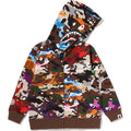 HYBRID CAMO SHARK ZIP HOODIE KIDS