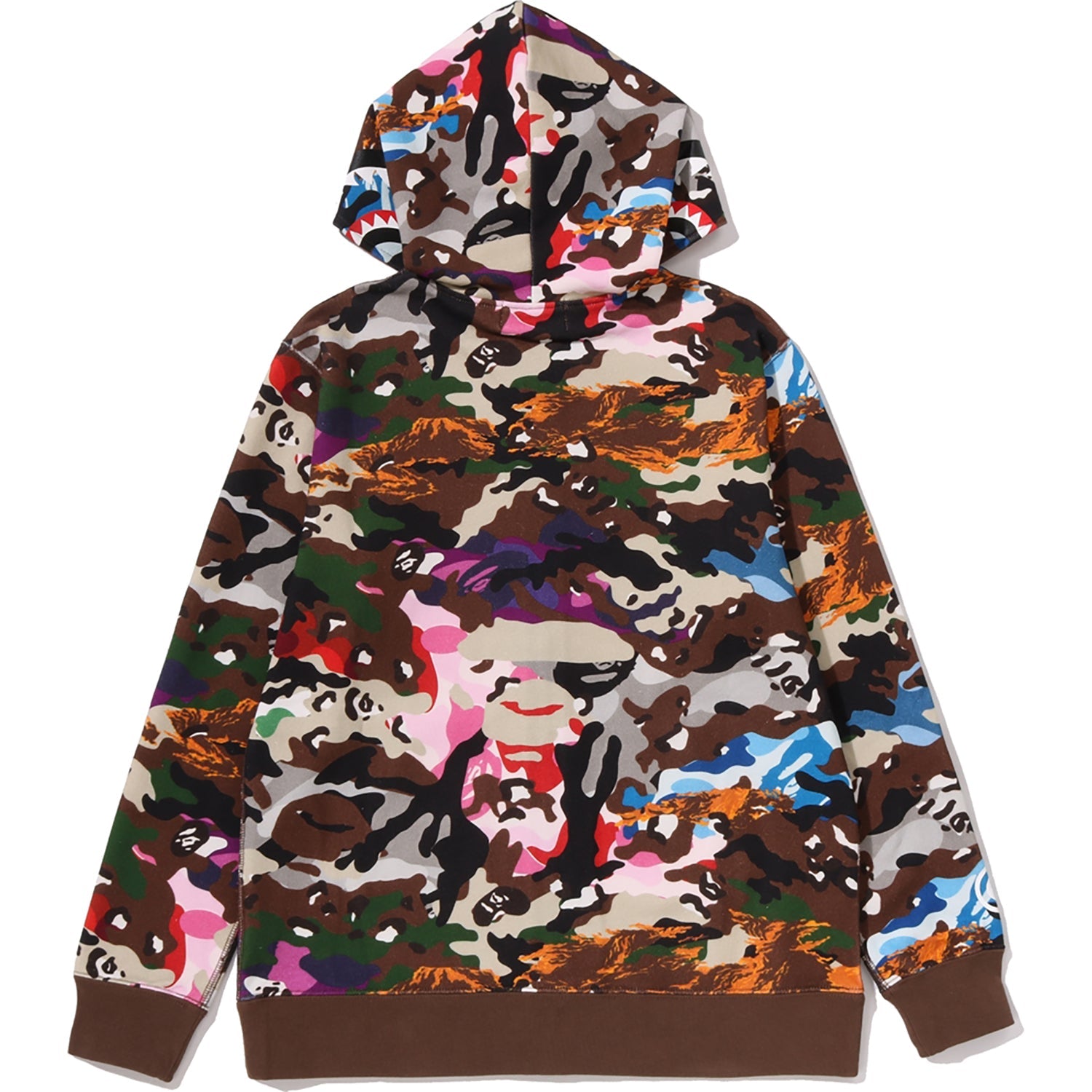 HYBRID CAMO SHARK ZIP HOODIE JR KIDS