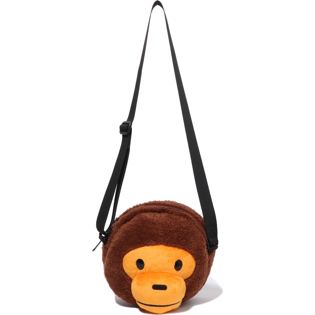 BABY MILO FACE PLUSH DOLL SHOULDER BAG KIDS