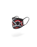 KIDS SHARKMOUTH PATTERN MASK (CLASSIC FIT)